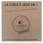 La Cible 3 jeux en 1 - Pour les Minots et les Grands