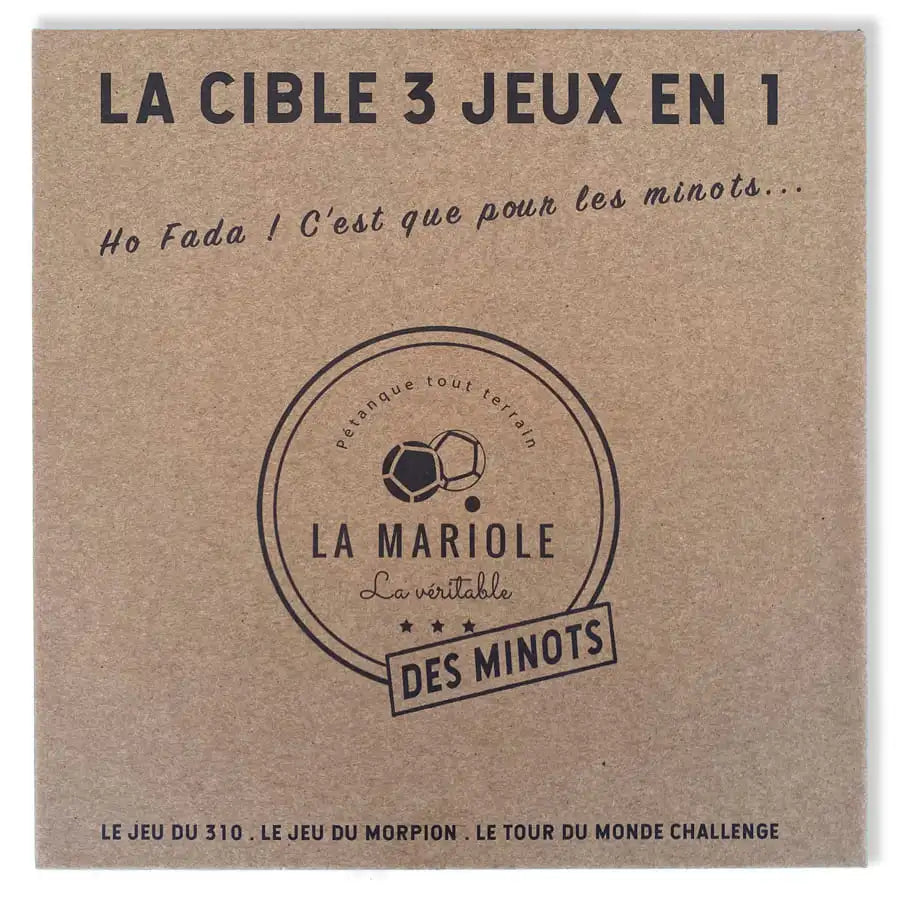 La Cible 3 jeux en 1 - Pour les Minots et les Grands